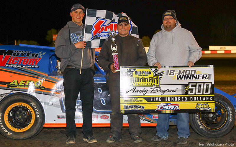 Andy Bryant won the Out-Pace USRA B-Mod feature.